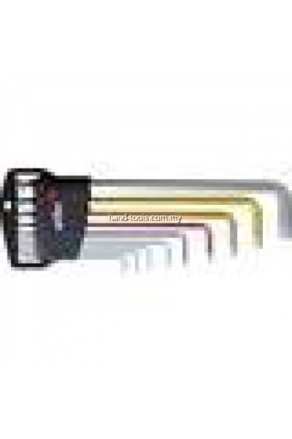 Wiha 369H9 Allen key set 9-piece 1.5 mm,2 mm,2.5 mm,3 mm,4 mm,5 mm,6 mm,8 mm,10 mm,With colour coding Ball head handle Wiha 369H9 Allen key set 9-piece 1.5 mm,2 mm,2.5 mm,3 mm,4 mm,5 mm,6 mm,8 mm,10 mm,With colour coding Ball head handle