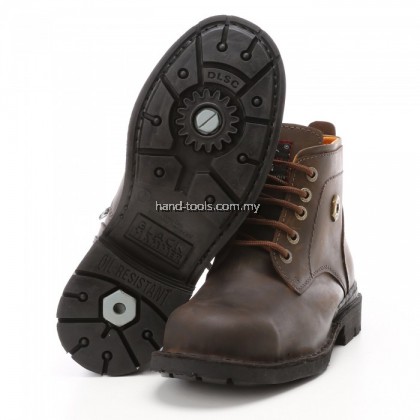 black hammer  BH4673 Full Leather Mid cut Lace up Safety Shoes