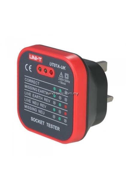 UNI-T UT07A-UK 18 AMP ELCB & SOCKET TESTER