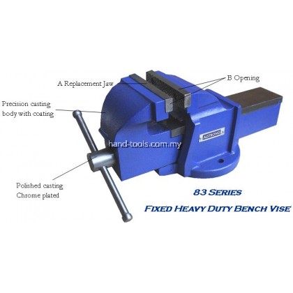 8"/200mm Fixed Heavy Duty Bench Vise 83308 8"/200mm Fixed Heavy Duty Bench Vise 83308