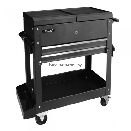 REMAX 2 DRAWERS TOOL CART W/ACCESSORY (77-HT310A) REMAX 2 DRAWERS TOOL CART W/ACCESSORY (77-HT310A)