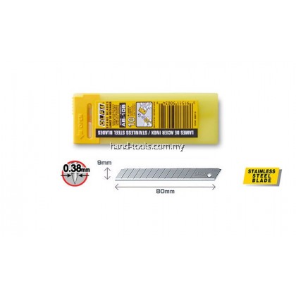 Olfa AB-10S Stainless Blades (10pcs/pack)
