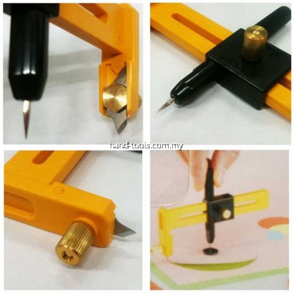 Olfa CMP-1/DX Ratchet Compass Cutter (With 5 Blades)(1.6cm-22cm) Olfa CMP-1/DX Ratchet Compass Cutter (With 5 Blades)(1.6cm-22cm)