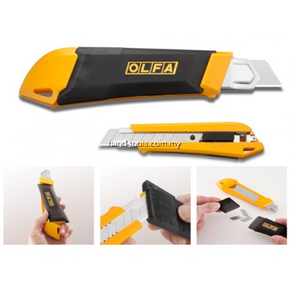 OLFA DL-1 Cutter With A Blade Snapper/Disposal Case-Auto Lock