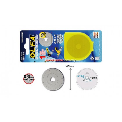 Olfa RB45-1 Blades For Model RTY-2/G (1pcs/pack) Olfa RB45-1 Blades For Model RTY-2/G (1pcs/pack)