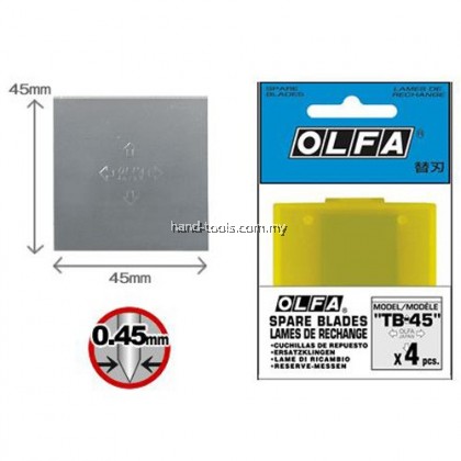 OLFA TB-45 Blades For Model T-45 4pcs/pack