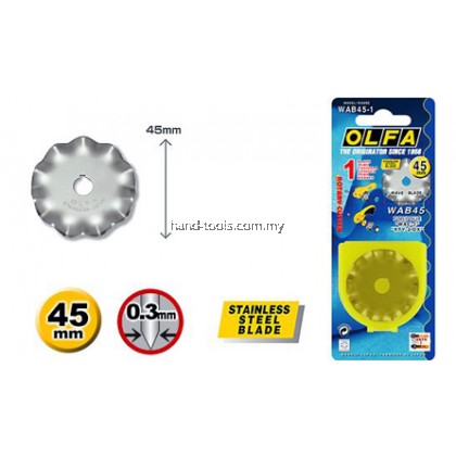 Olfa WAB45-1 Blades For Model WAC-2 (1pcs/pack) Olfa WAB45-1 Blades For Model WAC-2 (1pcs/pack)