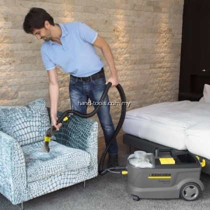 Karcher Puzzi 10/1 Carpet Upholstery Cleaner Karpet Fabric Furniture Car Wet Vacuum (1250W/10litres/220mbar) Karcher Puzzi 10/1 Carpet Upholstery Cleaner Karpet Fabric Furniture Car Wet Vacuum (1250W/10litres/220mbar)