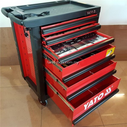 Yato YT-5530 Roller Cabinet with 177pcs Tools 6-Drawers 