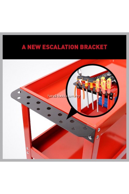 Mr.Mark MK-EQP-0308 3 Level Mechanic Tool Cart Trolley