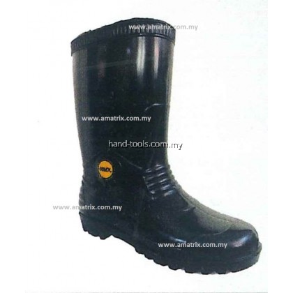 COLEX RB-7700 12" PVC RAIN BOOT BLACK