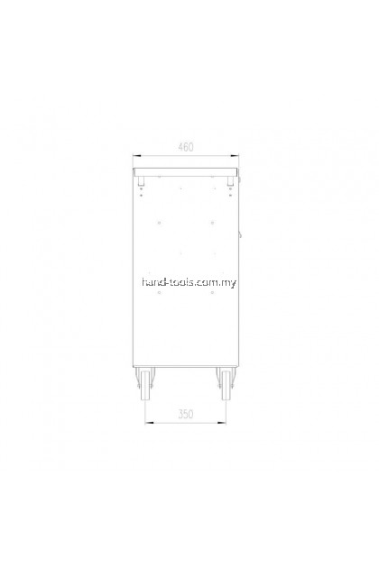 MR.MARK MK-EQP-0304 118PCS 3 DRAWER CHEST AND ROLLER CABINETS (ORANGE)
