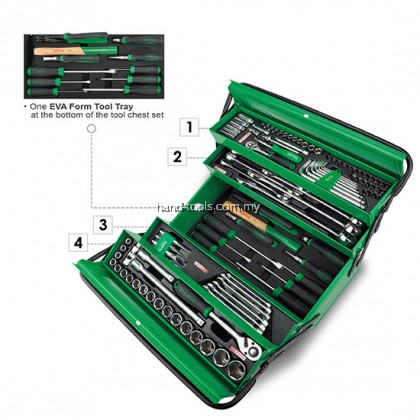 TOPTUL GCAZ111A 111PCS TOOL CHEST SET