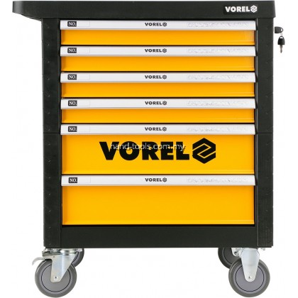 Vorel YT-58540 6 Drawers Roller Cabinet with 177pcs Mechanic Tools Vorel YT-58540 6 Drawers Roller Cabinet with 177pcs Mechanic Tools