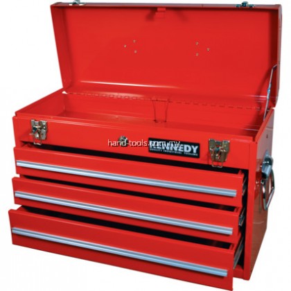 kennedy KEN5940120K 3-DRAWER TOOL CHEST  Tool Chest, 3 Drawer, Red