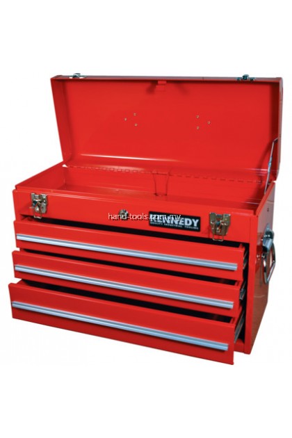 kennedy KEN5940120K 3-DRAWER TOOL CHEST  Tool Chest, 3 Drawer, Red
