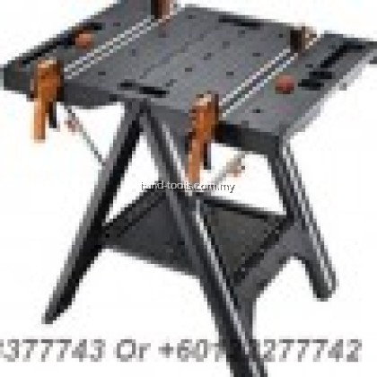 Worx WX051 Pegasus Folding Work Table & Sawhorse paket pemasangan lubang kunci pintu