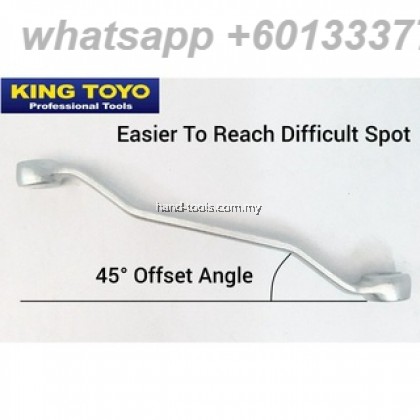 KingToyo KT-1011FN:10 x 11 45° Flare Nut Wrench For Automotive Industry Machinery Sector KingToyo KT-1011FN:10 x 11 45° Flare Nut Wrench For Automotive Industry Machinery Sector