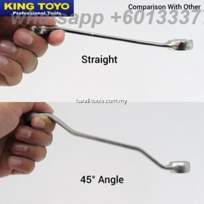 KingToyo KT-1011FN:10 x 11 45° Flare Nut Wrench For Automotive Industry Machinery Sector KingToyo KT-1011FN:10 x 11 45° Flare Nut Wrench For Automotive Industry Machinery Sector