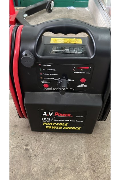 12/24v Professional Jump Starter + Reverse Polarity Protect QD340J 12/24v Professional Jump Starter + Reverse Polarity Protect QD340J