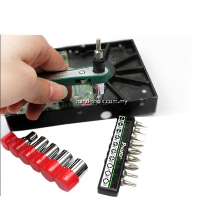 ProsKit 1PK-202A 17 PCS Offset Ratchet & Socket Driver Set