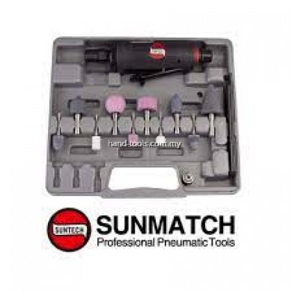SUNTECH SM-53-5227K 1/4" Mini Die Grinder 25,000 RPM Low Noise 77 dBA SUNTECH SM-53-5227K 1/4" Mini Die Grinder 25,000 RPM Low Noise 77 dBA