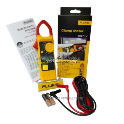 Fluke 301D AC/DC Clamp Meter,600A AC/DC range