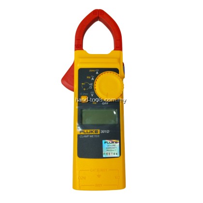 Fluke 301D AC/DC Clamp Meter,600A AC/DC range