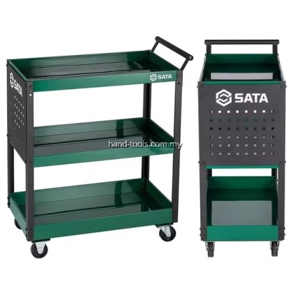 Sata 95222B Three-Layer Parts Tool Trolley / 3 Tray Parts Cart