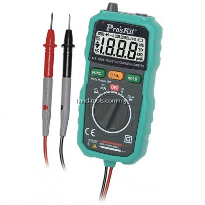 PROSKIT MT-1508 Pocket Autorange Multimeter