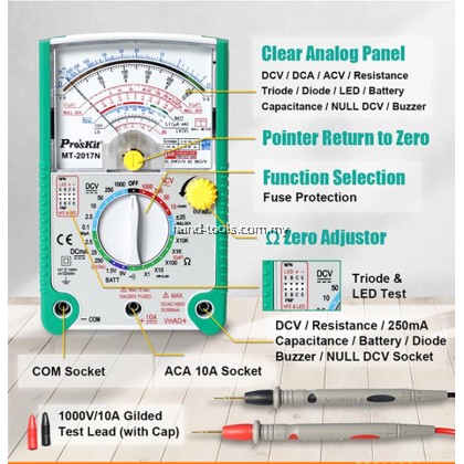 Proskit MT-2017N Protective Function Analog Multimeter