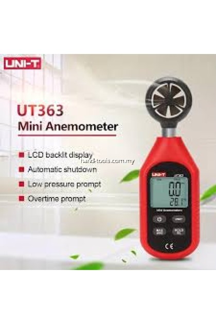 UNI-T UT363 Digital Anemometer Mini - 1 Year Warranty