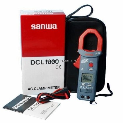 SANWA DCL1000 Digital Clamp Meter & Multimeter CAT III 600 V