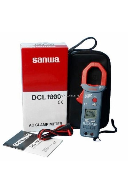 SANWA DCL1000 Digital Clamp Meter & Multimeter CAT III 600 V SANWA DCL1000 Digital Clamp Meter & Multimeter CAT III 600 V