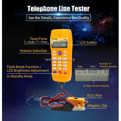 MT-8004 PROSKIT Telephone Line Tester MT-8004 PROSKIT Telephone Line Tester