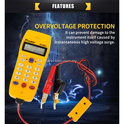 MT-8004 PROSKIT Telephone Line Tester MT-8004 PROSKIT Telephone Line Tester