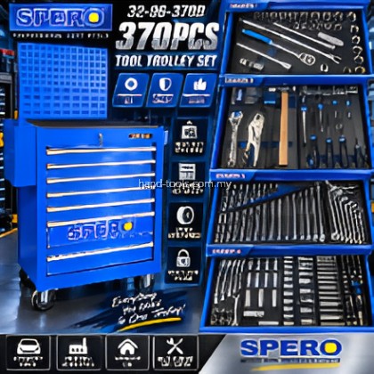 SPERO 32-96-370B 370PCS TOOL TROLLEY SET SPERO 32-96-370B 370PCS TOOL TROLLEY SET
