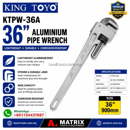 kingtoyo ktpw-36a 36inch Aluminium Pipe Wrench