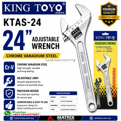 kingtoyo ktas-24 24inch Adjustable wrench kingtoyo ktas-24 24inch Adjustable wrench