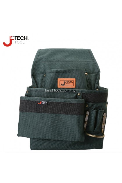 jetech ba-m3 7 Pockets Nylon Carpenters Tool Pouch c/w Work Belt